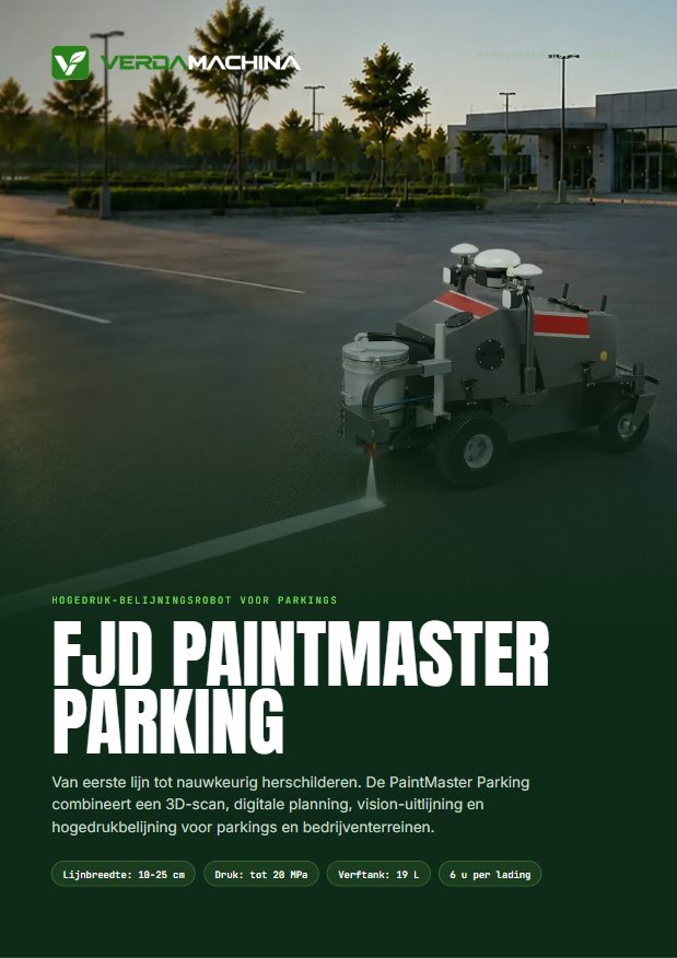 Cover van de FJD PaintMaster Parking brochure