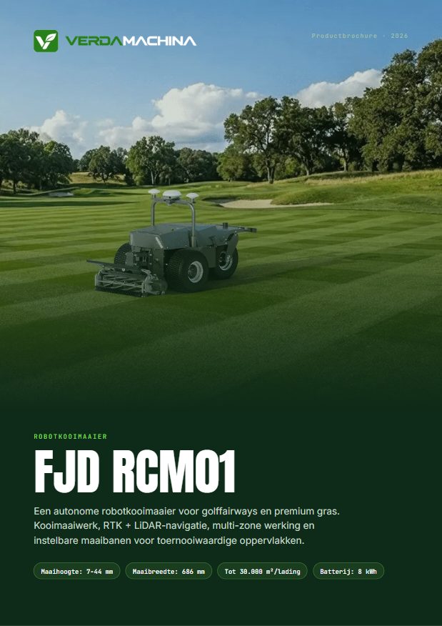Cover van de FJD RCM01 brochure