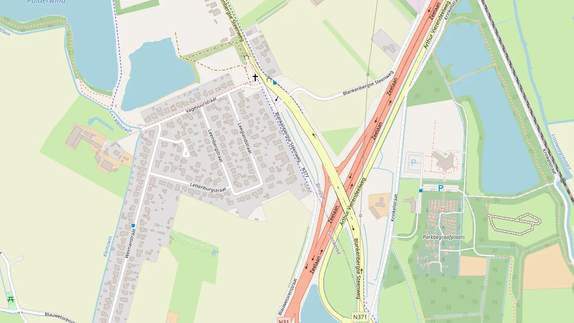 Kaart van Blankenbergse Steenweg 10, 8377 Zuienkerke